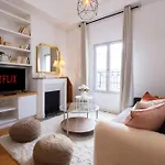 Top Floor Parisian Gem Views & Balcony